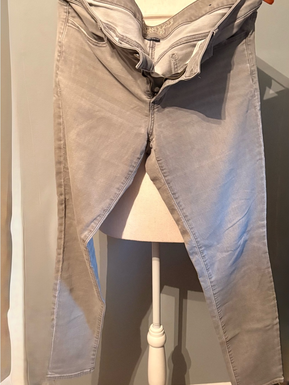 American Eagle Outfitters Taupe Skinny Jeans